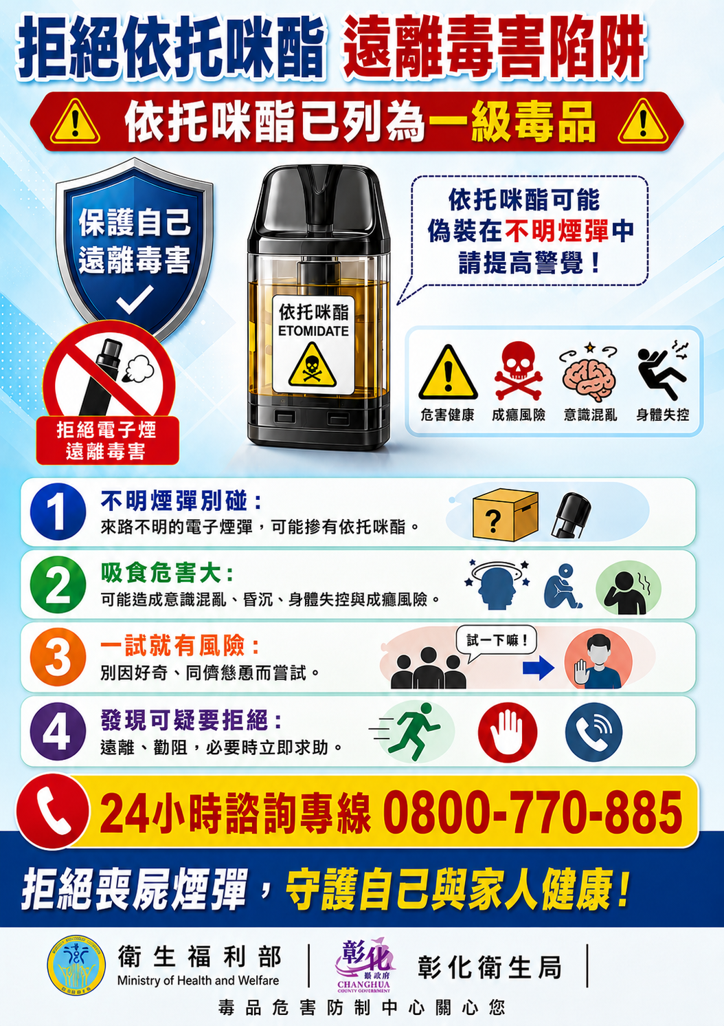 一級毒品藏煙彈 別讓好奇毀未來宣傳圖片